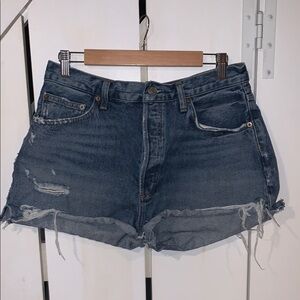 Agolde Dee shorts distressed Denim